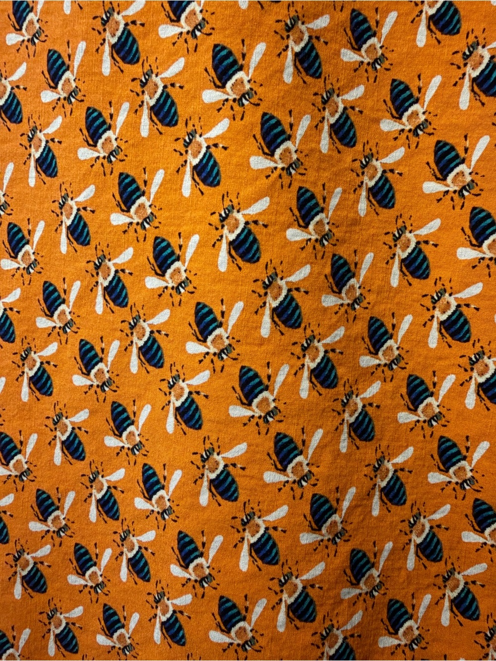 Anthropologie Orange Printed Cropped Wide-Leg Pants -Brand: Sarah Gordon x Maeve - Picture 2 of 5
